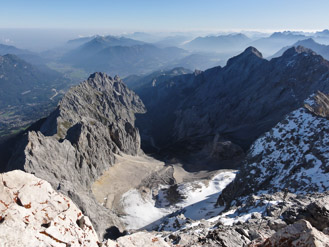 Blick von der Zugspitze